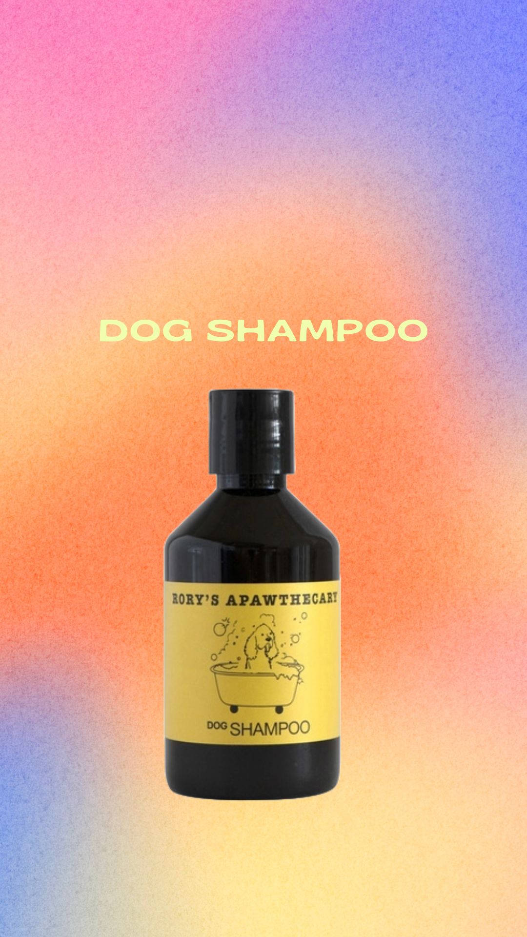 Orange shop dog shampoo