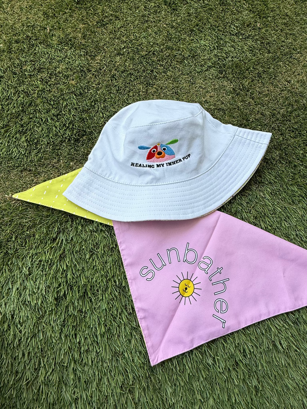 Dog walking matching bandana for human and dog merch. Reversible bandanas! 2 in 1! Match your pup! Go for a walk! Based in UAE