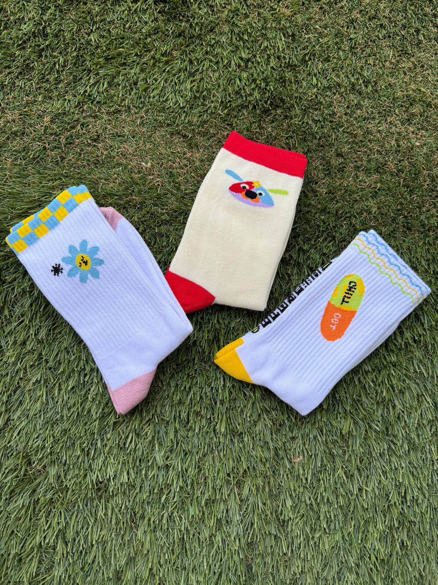 DOG WALKING SOCKS (SET OF 3)