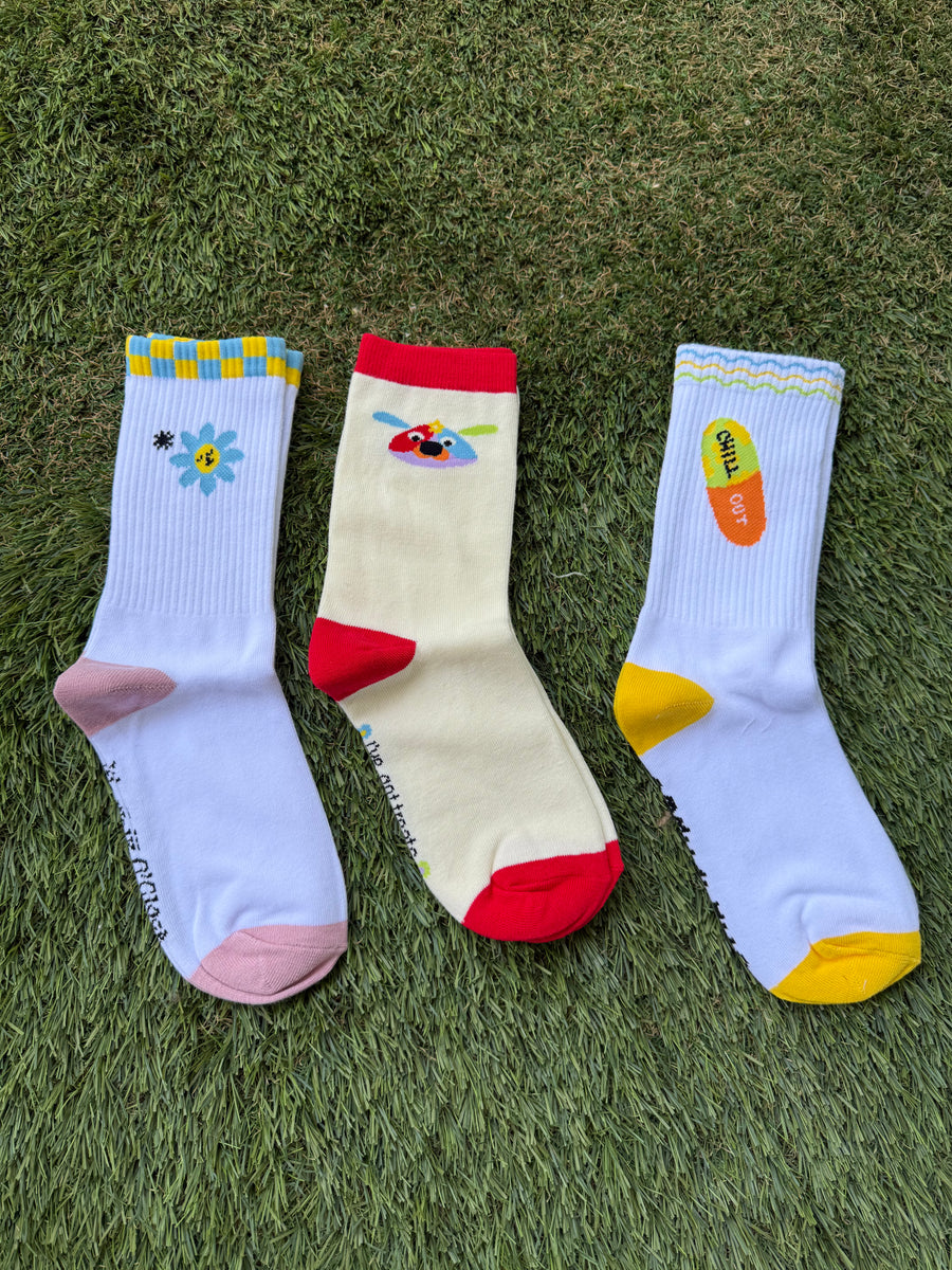 DOG WALKING SOCKS (SET OF 3)