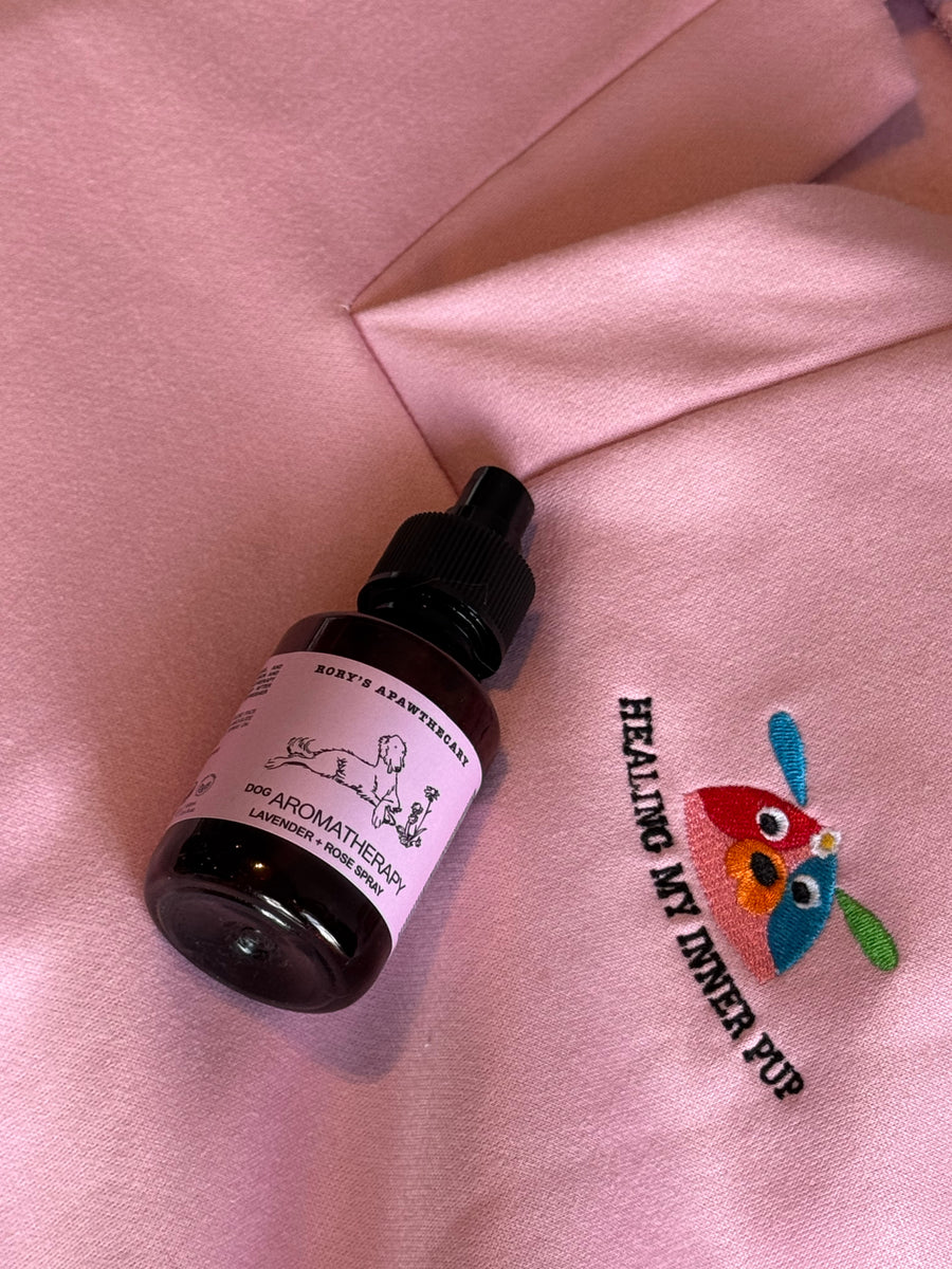 DOG AROMATHERAPY: LAVENDER + ROSE SPRAY