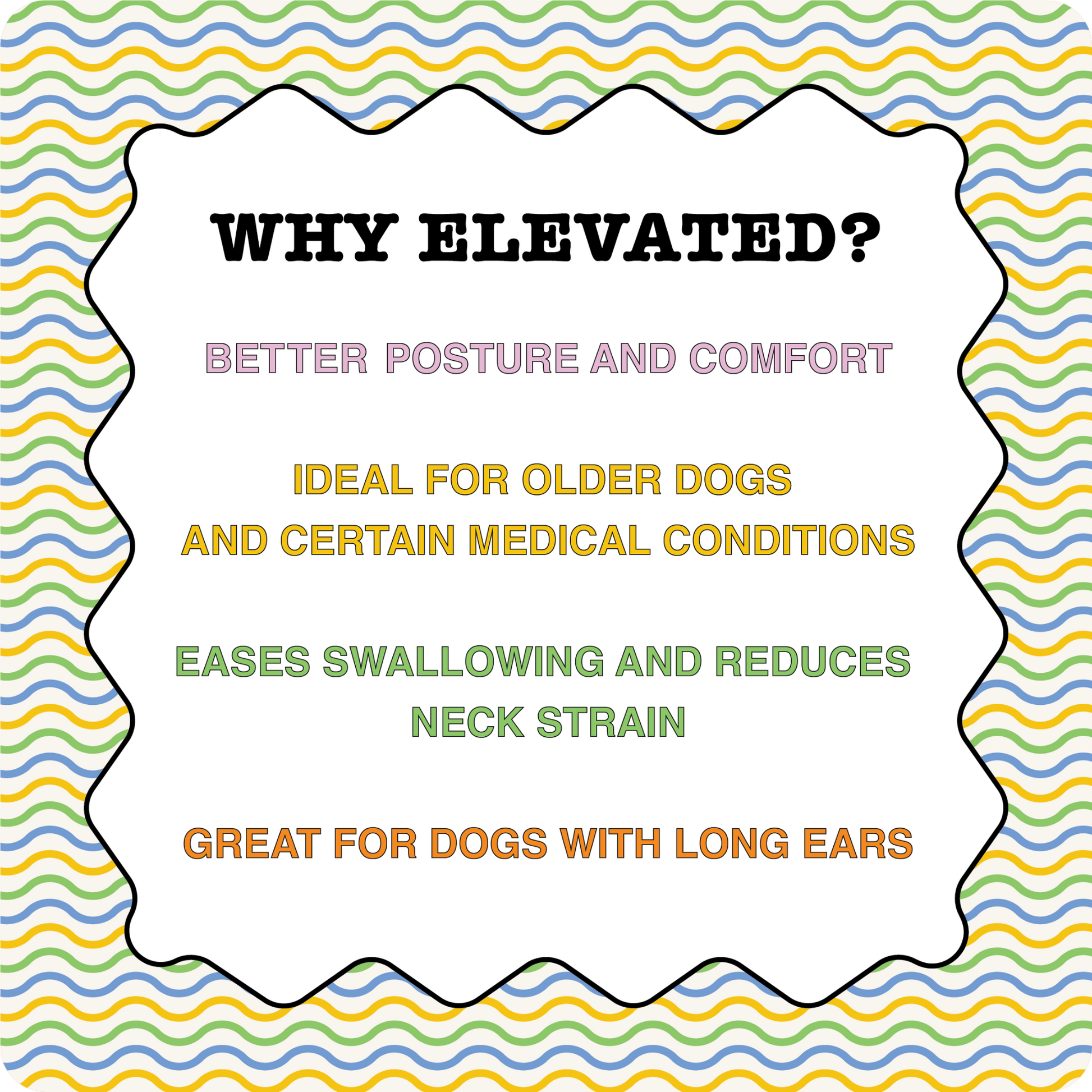 Elevate, stash, pack your 2 in 1 dog bowls made from food grade silicone for mess free dog dining. Elevate for older dogs or medical conditions to ease swallowing and reduce neck strain. Great for IVDD and senior pets. Or those with long ears. Based in UAE