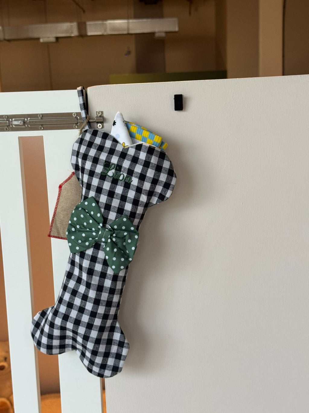 PERSONALISED XMAS DOG STOCKING