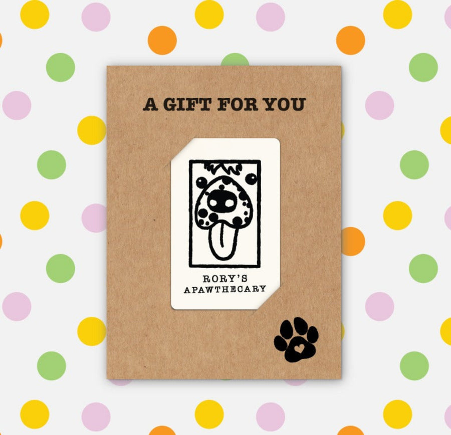 Rory's Apawthecary gift card. UAE based.